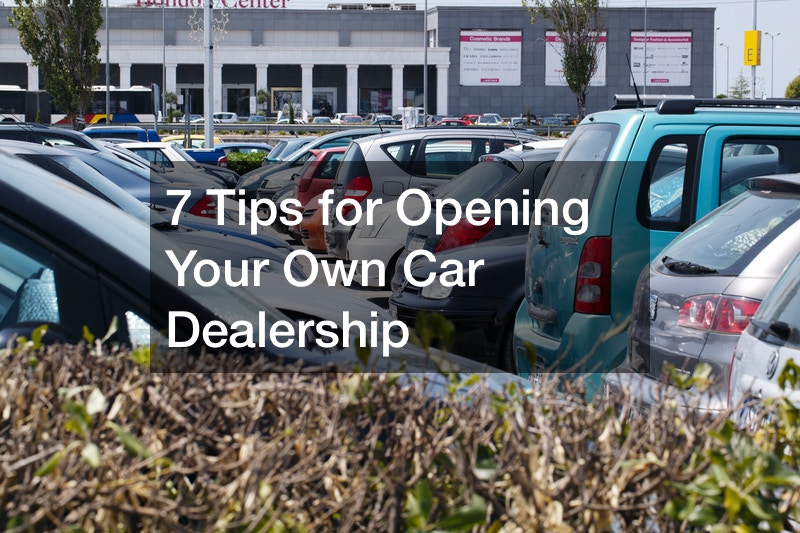 how to open a new car dealership