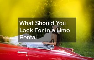 What Should You Look For in a Limo Rental
