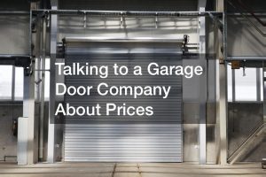 Talking to a Garage Door Company About Prices